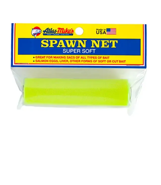 Atlas Mike's ATLAS MIKE'S SPAWN NET 3" X 16' Roll Chartreuse