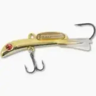 NORTHLAND FISHING TACKLE NORTHLAND RATTLIN' PUPPET MINNOW - 1/4OZ - GOLD SHINER