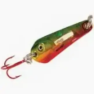 NORTHLAND FISHING TACKLE Buck-Shot Flutter Spoon 1/16 oz Super Glow Redfish BRFS2-93