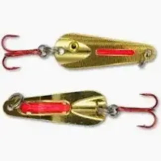 NORTHLAND FISHING TACKLE Northland GLO-SHOT SPOON - 1/16oz - Metallic Gold GSS2-12