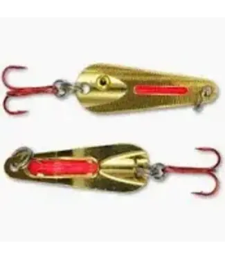NORTHLAND FISHING TACKLE Northland GLO-SHOT SPOON - 1/16oz - Metallic Gold GSS2-12