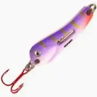 NORTHLAND FISHING TACKLE NORTHLAND BUCK-SHOT FLUTTER SPOON 1/16oz UV PURPLE TIGER BRFS2-46