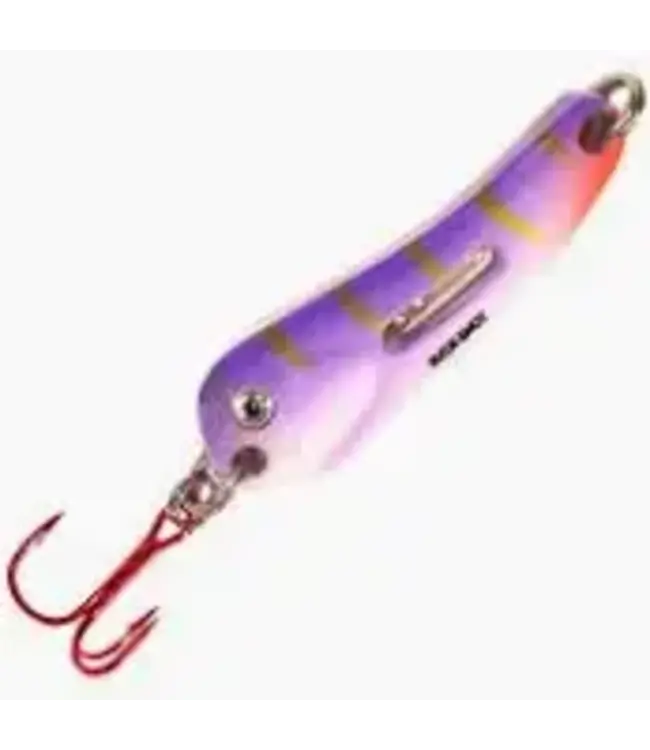 NORTHLAND FISHING TACKLE NORTHLAND BUCK-SHOT FLUTTER SPOON 1/16oz UV PURPLE TIGER BRFS2-46