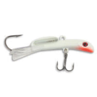 NORTHLAND FISHING TACKLE NORTHLAND RATTLIN' PUPPET MINNOW - 1/4OZ - GLO WHITE PMDR2-13
