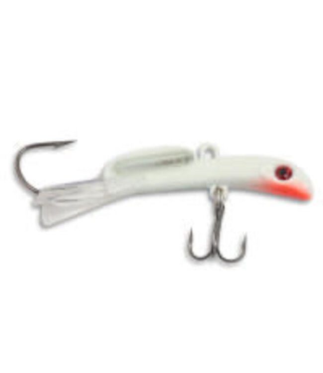 NORTHLAND FISHING TACKLE NORTHLAND RATTLIN' PUPPET MINNOW - 1/4OZ - GLO WHITE PMDR2-13