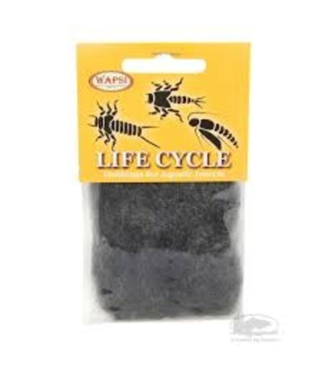 Wapsi LIFE CYCLE DUBBING CADDIS GRAY LCC030
