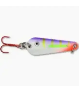 NORTHLAND FISHING TACKLE Northland GLO-SHOT SPOON -1/4oz - UV Glo Purple Tiger GSS4-46