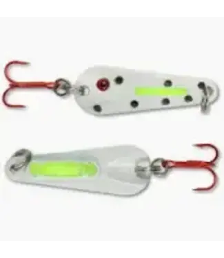 NORTHLAND FISHING TACKLE Northland GLO-SHOT SPOON - 1/4oz - Glo Dalmatian GSS4-31