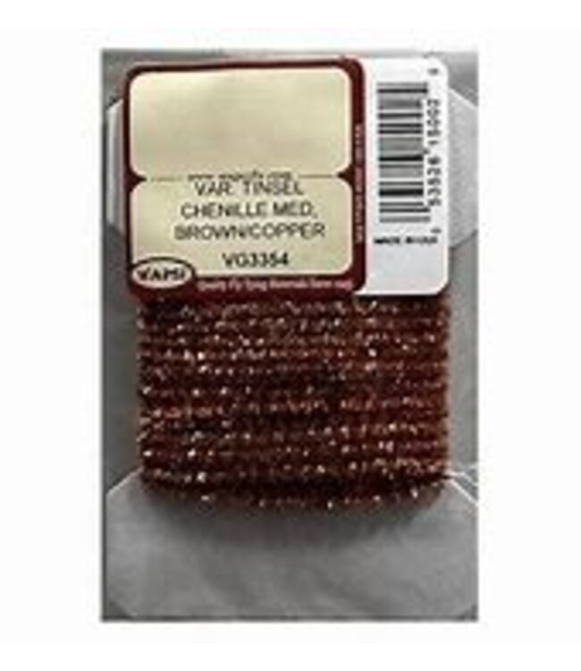 VAR. TINSEL CHENILLE MED VG3311 BLACK/RED