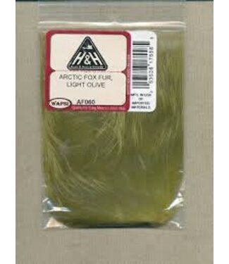 Wapsi (AF060) ARCTIC FOX FUR , LIGHT OLIVE