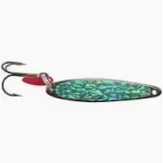 BAY DE NOC LURE CO. THE SWEDISH PIMPLE 1/2oz BLACK ICE
