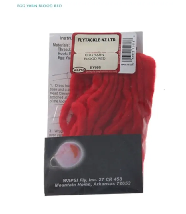 Wapsi EY055 A.S.S. EGG YARN, BLOOD RED