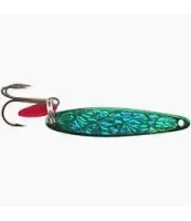 BAY DE NOC LURE CO. THE SWEDISH PIMPLE 1/2oz CRUSHED GREEN ICE