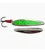 BAY DE NOC LURE CO. THE SWEDISH PIMPLE 1/2oz SILVER/CHARTREUSE