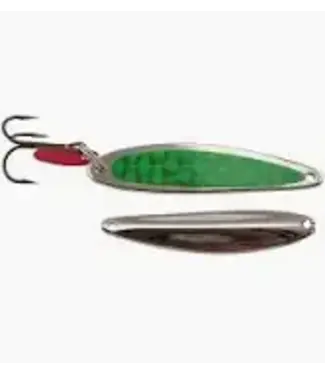 BAY DE NOC LURE CO. THE SWEDISH PIMPLE 1/2oz SILVER/GREEN