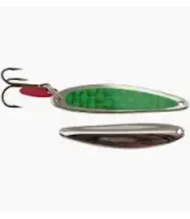 BAY DE NOC LURE CO. THE SWEDISH PIMPLE 1/2oz SILVER/GREEN