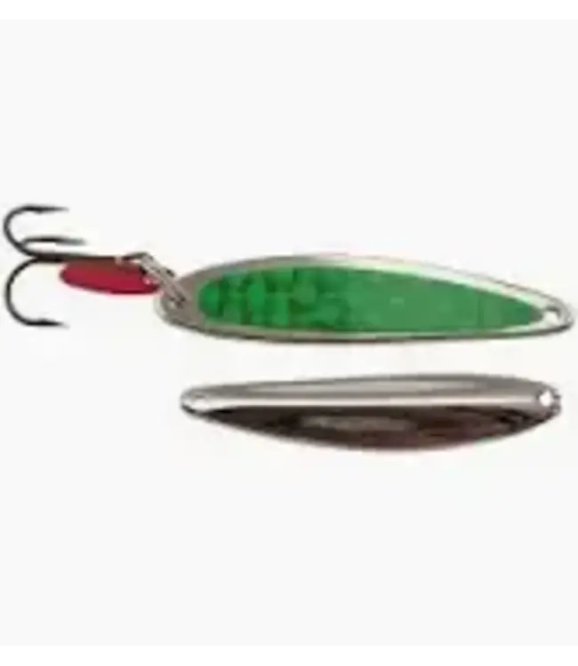 BAY DE NOC LURE CO. THE SWEDISH PIMPLE 1/2oz SILVER/GREEN
