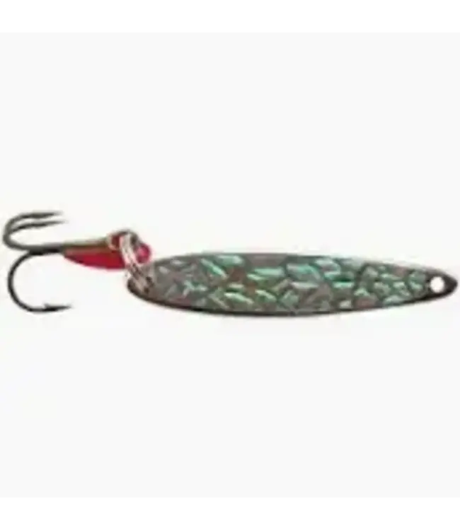 BAY DE NOC LURE CO. THE SWEDISH PIMPLE 1/5oz NICKEL ICE