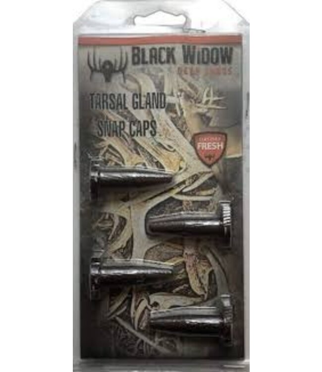 BLACK WIDOW DEER LURES Black Widow Tarsal Gland Snap Caps