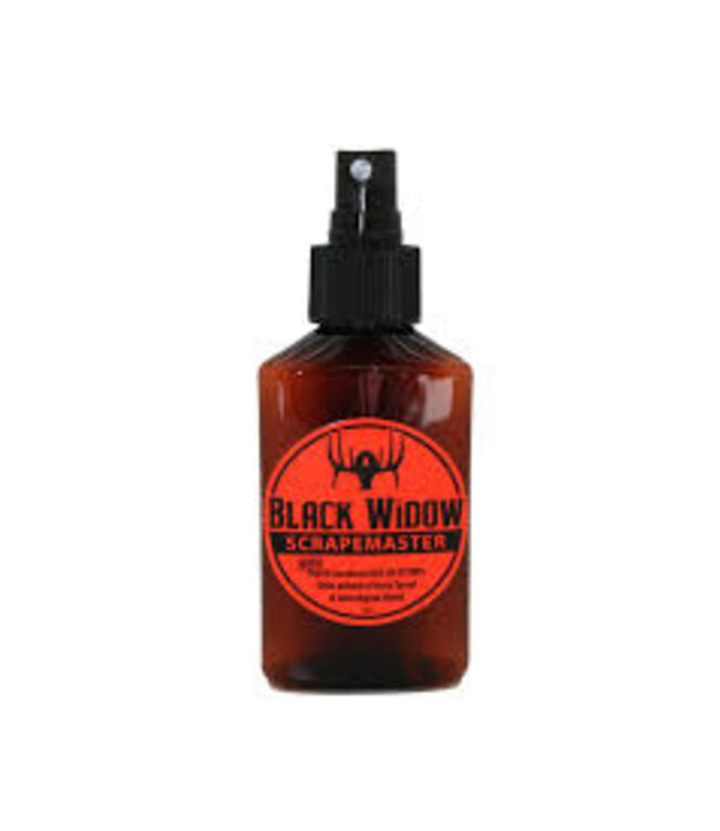 BLACK WIDOW DEER LURES black widow scrapemaster 3oz.