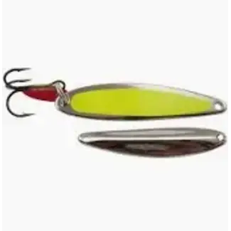 BAY DE NOC LURE CO. THE SWEDISH PIMPLE 3/4oz FLO YELLOW NICKEL