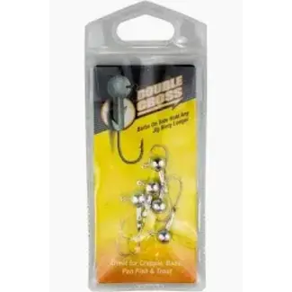 Leland's Lures LELAND'S LURES CRAPPIE MAGNET DOUBLE CROSS 1/16oz NICKEL  5PK