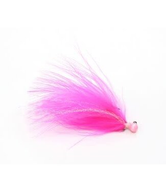 Challenger Lures CHALLENGER MARABOU JIG 1/64oz PINK HEAD /PINK BODY /FLASH