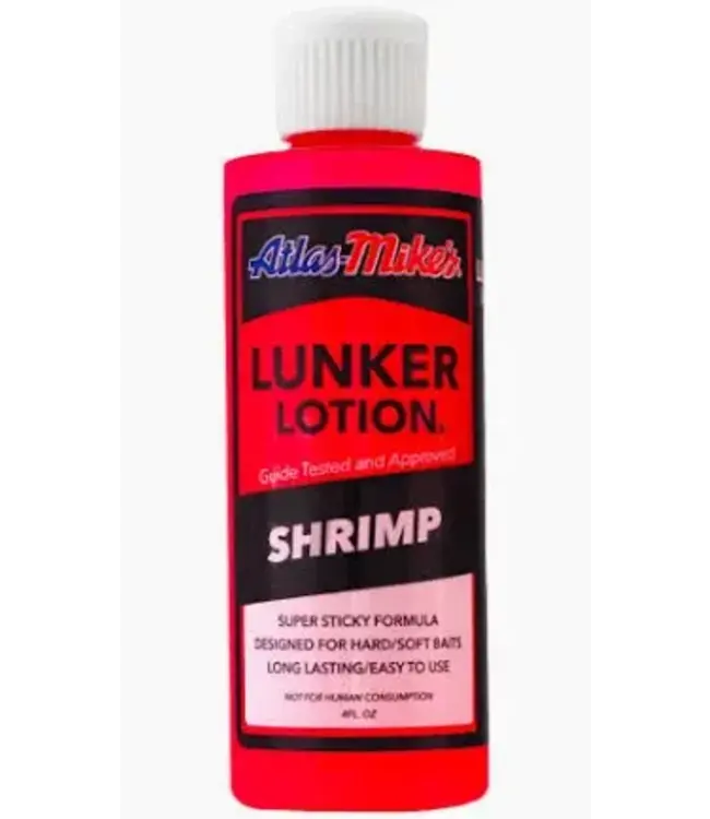 Atlas Mike's ATLAS MIKE'S LUNKER LOTION 4oz SHRIMP