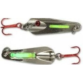 NORTHLAND FISHING TACKLE NORTHLAND GLO-SHOT SPOON 1/16oz METALLIC SILVER