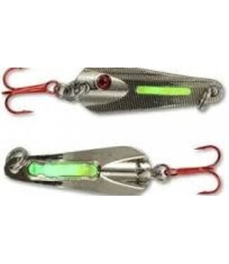 NORTHLAND FISHING TACKLE NORTHLAND GLO-SHOT SPOON 1/16oz METALLIC SILVER