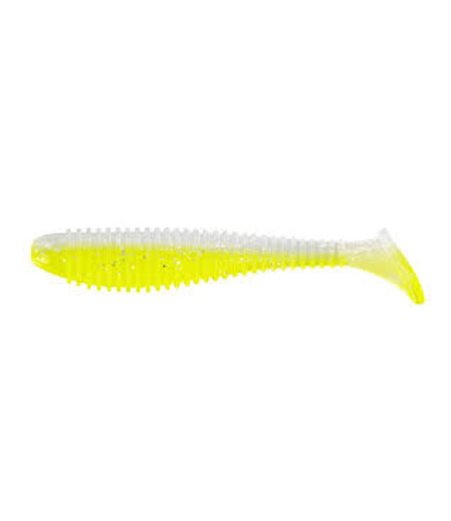 Big Bite Baits, Inc. BIG BITE BAITS PRO SWIMMER 2.8'' WHITE ICE/CHARTREUSE
