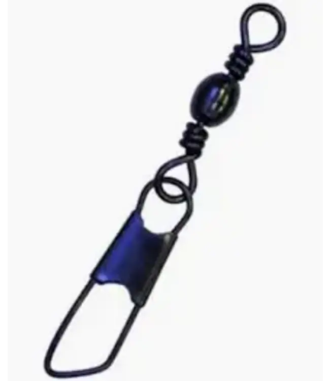 Eagle Claw EAGLE CLAW BARREL SWIVELS W/SAFETY SNAP SZ 5  20PK