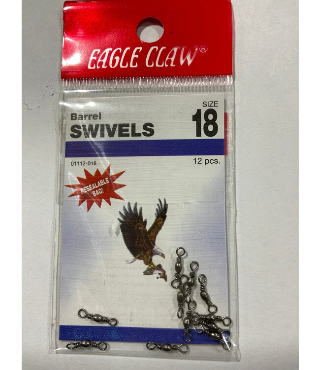 Eagle Claw EAGLE CLAW BARREL SWIVELS SZ18