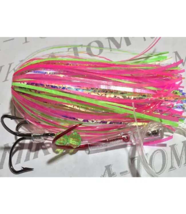 A-TOM-MIK MFG. T-413 A-TOM-MIK TOURNAMENT SERIES TROLLING FLY CERISE SUNBURST