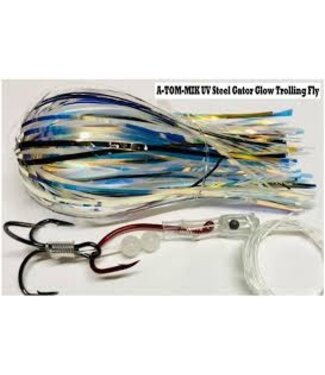 A-TOM-MIK MFG. T-436X  A-TOM-MIK TOURNAMENT SERIES TROLLING FLY STEEL GATOR GLOW