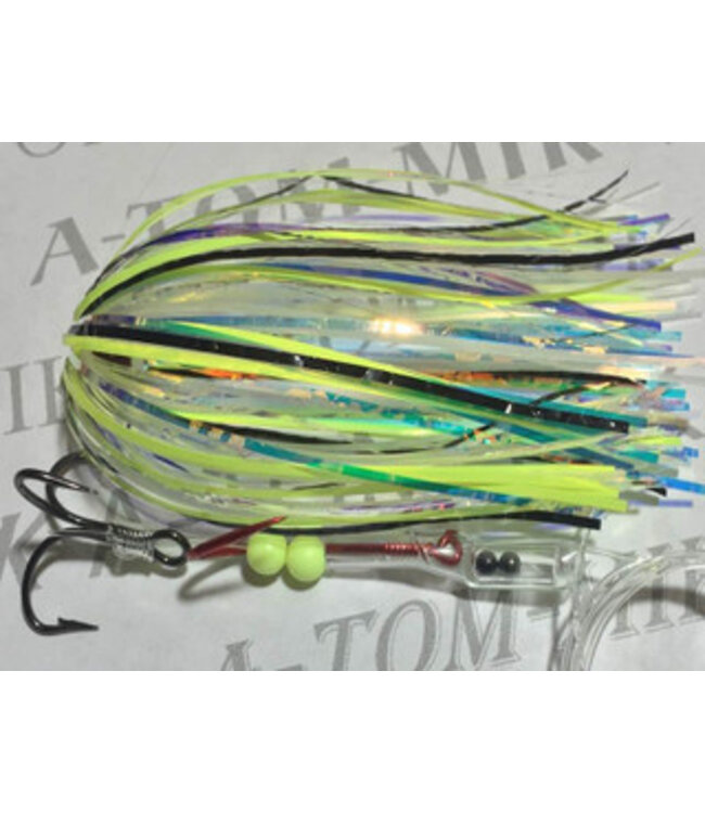 A-TOM-MIK MFG. T-415A  A-TOM-MIK TOURNAMENT SERIES TROLLING FLY GOLDEN FROG GLOW