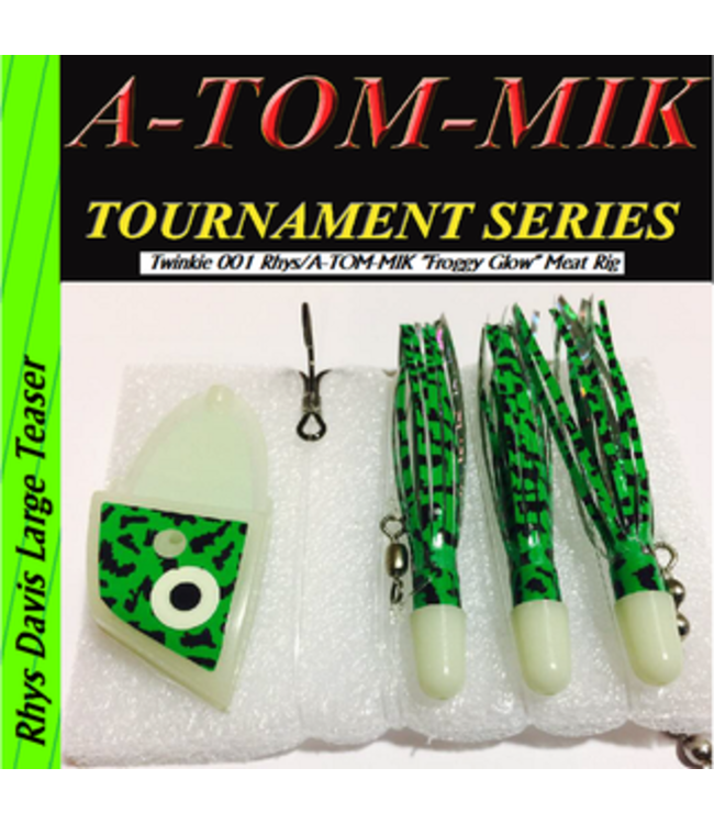A-TOM-MIK MFG. (ATR-004)  A-TOM-MIK RHYS DAVIS MEAT RIG FROGGY GLOW