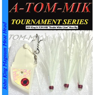 A-TOM-MIK MFG. A-TOM-MIK KING MEAT RIG WHITE DOUBLE GLOW (KING-009)