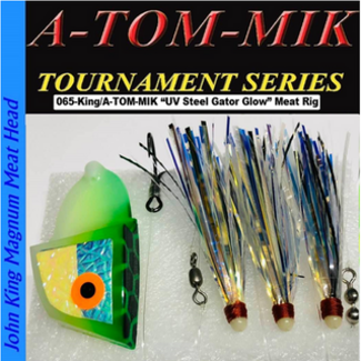 A-TOM-MIK MFG. A-TOM-MIK KING MEAT RIG STEEL GATOR  GLOW (KING-065)