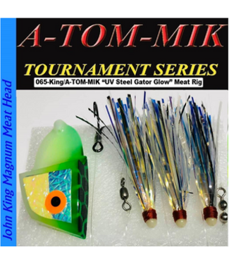 A-TOM-MIK MFG. (KING-065)  A-TOM-MIK  MEAT RIG STEEL GATOR  GLOW