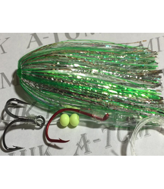 A-TOM-MIK MFG. A-TOM-MIK TOURNAMENT SERIES TROLLING FLY SHRED SWEET PEA (T-522)
