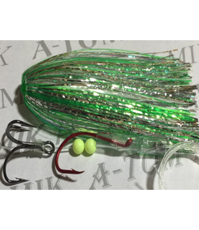 A-TOM-MIK MFG. T-522 A-TOM-MIK TOURNAMENT SERIES TROLLING FLY SHRED SWEET PEA