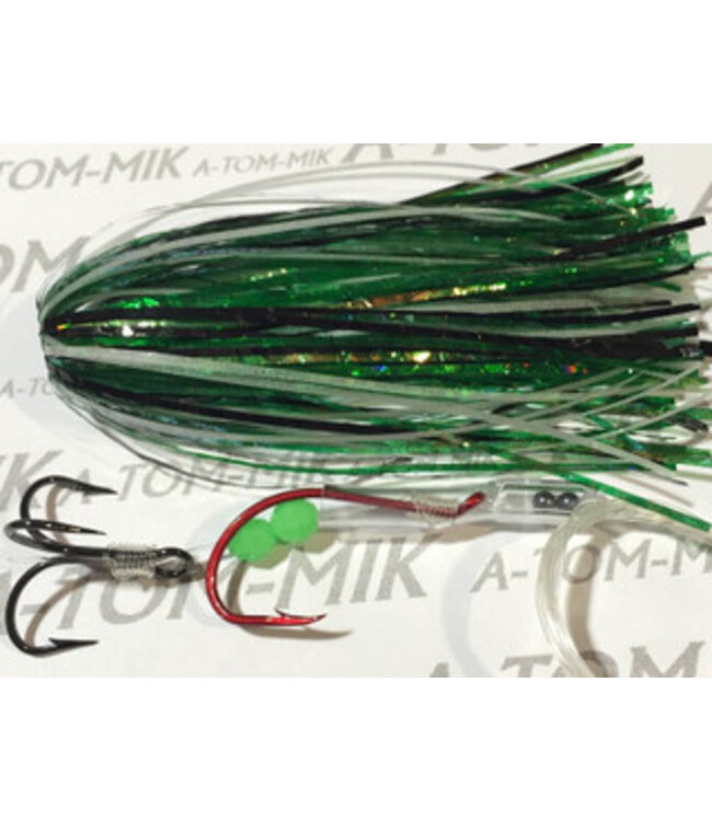 A-TOM-MIK MFG. T-057  A-TOM-MIK TOURNAMENT SERIES TROLLING FLY  GLOW FROG