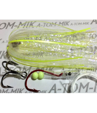 A-TOM-MIK MFG. T-014 A-TOM-MIK TOURNAMENT SERIES TROLLING FLY CHARTREUSE/LBB