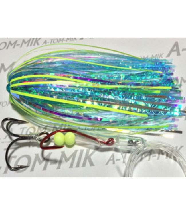(T-120) A-TOM-MIK TOURNAMENT SERIES TROLLING FLY  SILVER HAMMER