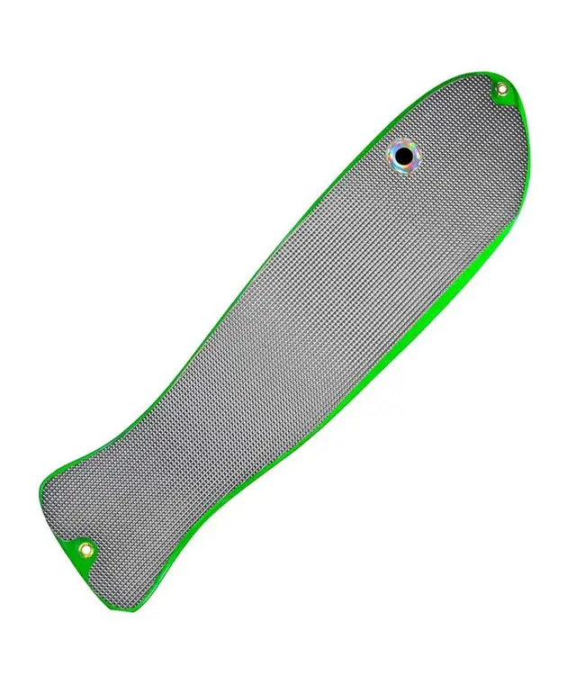 O'KI TACKLE OKF-20EMB  KINGFISHER II  JELLYFISH GREEN SILVER EMBOSSED