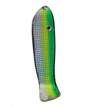 O'KI TACKLE O'KI KINGFISHER II  - CHROME/YELLOW GREEN MIST (OKF-90YGM)