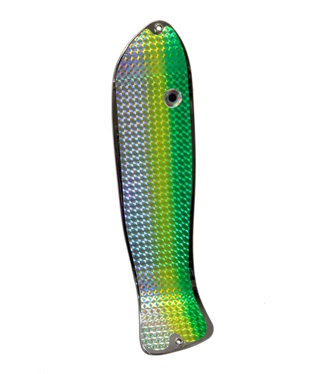 O'KI TACKLE OKF-90YGM  KINGFISHER II  - CHROME/YELLOW GREEN MIST