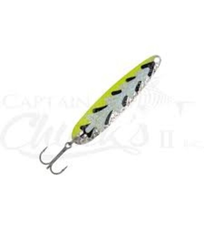 Gibbs-Delta Tackle (NSH208UV)  MICHIGAN STINGER - STINGRAY - SILVER HAMMERED - YELLOW KILLER UV