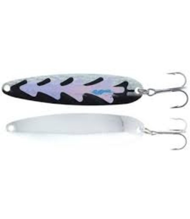 (NSH209UV) MICHIGAN STINGER - STINGRAY - SILVER HAMMERED - UV BLACK WIDOW